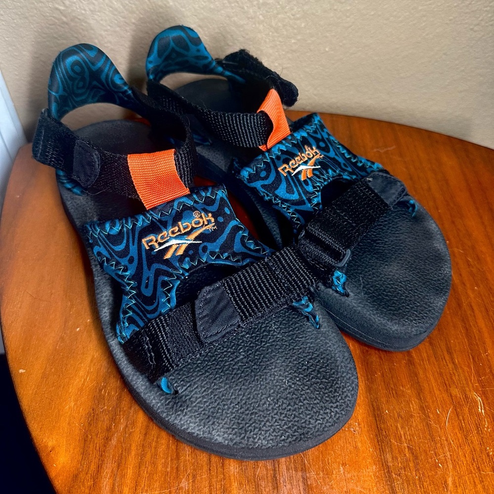 Vintage Reebok Zambezee II Dark Teal Black Double Strap Sandals Women’s Size 7